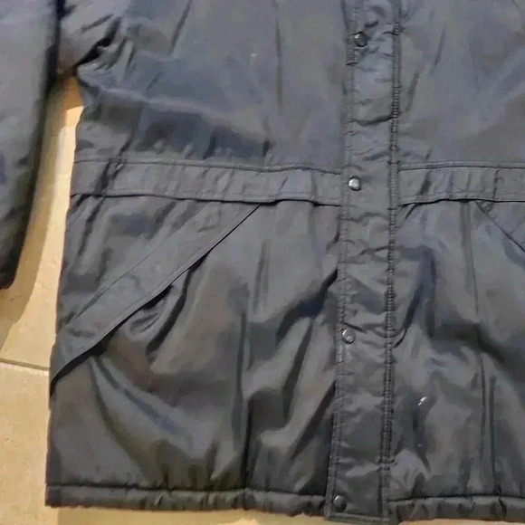 VTG 90s NIKE Puffer Jacket Trench Coat Stadium Parka 2XL - Picture 4 of 8